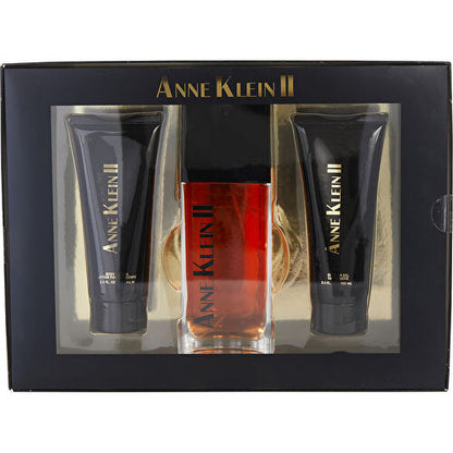 Anne Klein II 3 Piece Gift Set For Women With 3.4 Oz EDP Spray, Body Lotion & Shower Gel