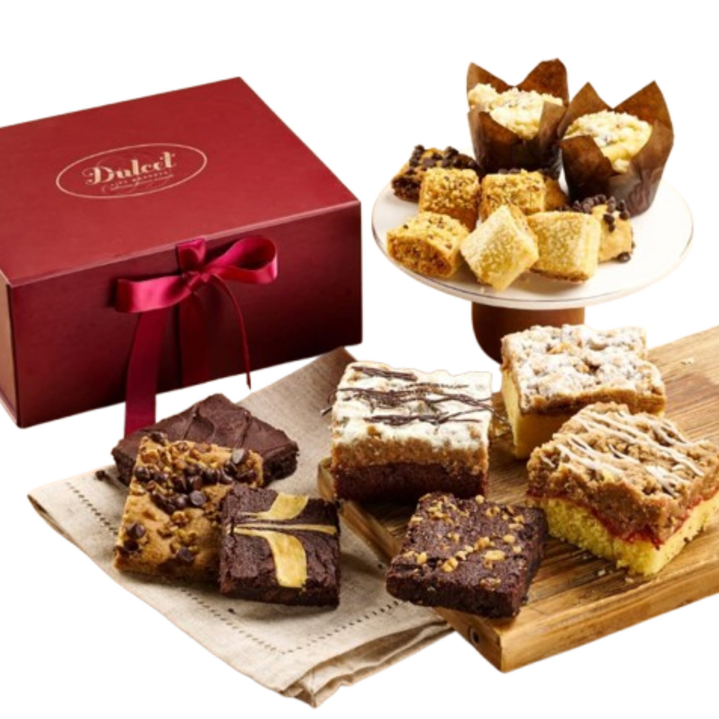 Deluxe Gourmet Basket, Brownies, Crumb Cakes & more