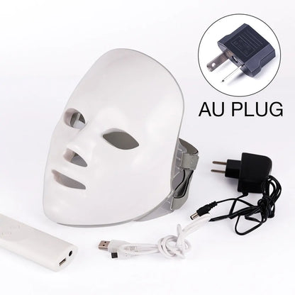 7 Colors LED Photon Therapy Facial Mask with Precision