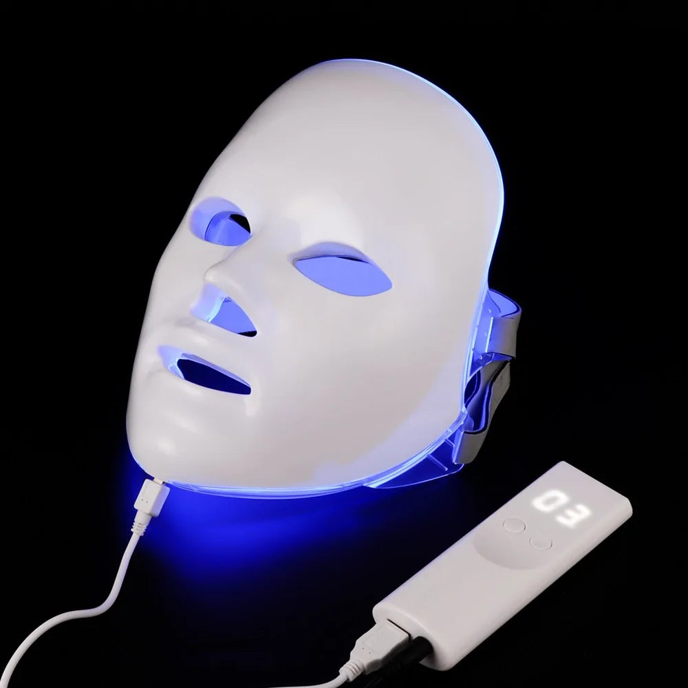 7 Colors LED Photon Therapy Facial Mask with Precision