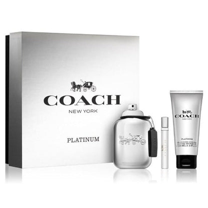 Coach Platinum 3 Piece Gift Set