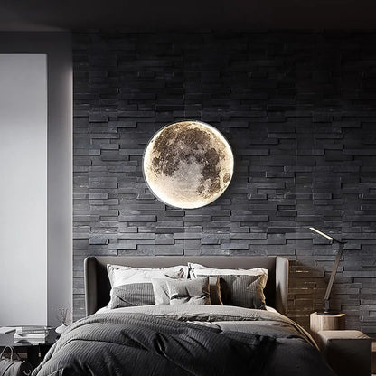 Moon LED Wall Light: Serene Beauty into Your Space