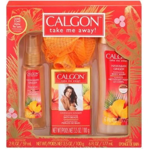 Calgon Hawaiian Ginger 4 Piece Gift Set