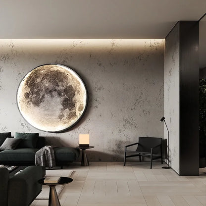 Moon LED Wall Light: Serene Beauty into Your Space