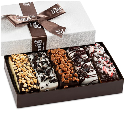 Gourmet Chocolate Biscotti Gift Box - Holiday Treats