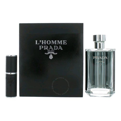 Prada L'Homme 2 Piece Travel Gift Set