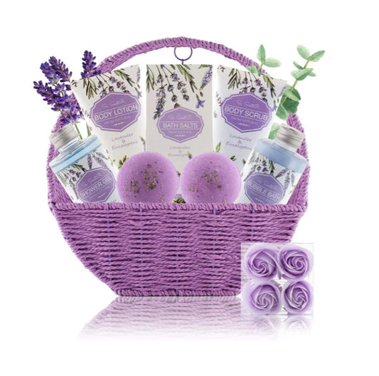 12-Piece Christmas Spa Gift Baskets for Her Special Day