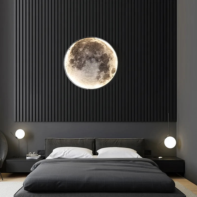 Moon LED Wall Light: Serene Beauty into Your Space